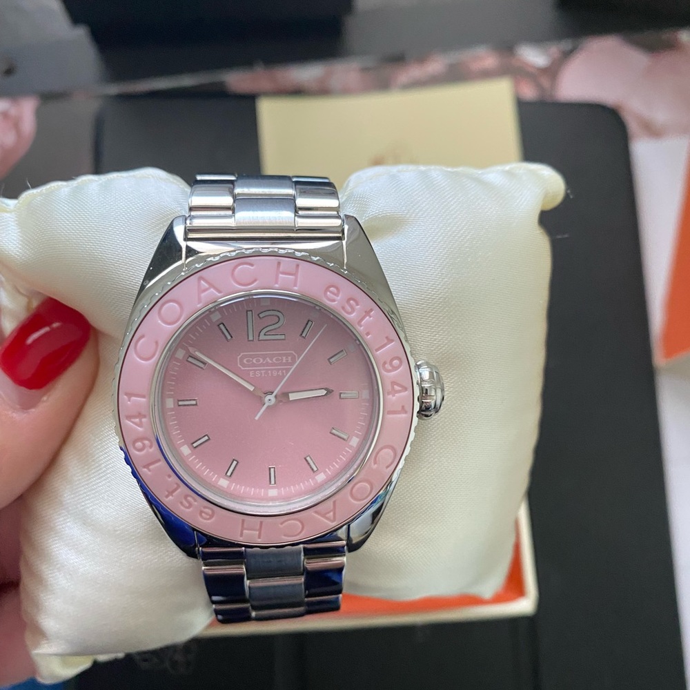 Pink Coach Watch